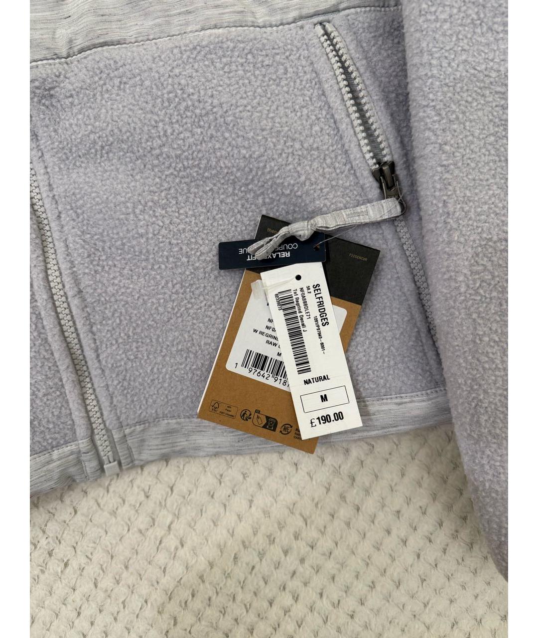 THE NORTH FACE Серая полиэстеровая куртка, фото 5