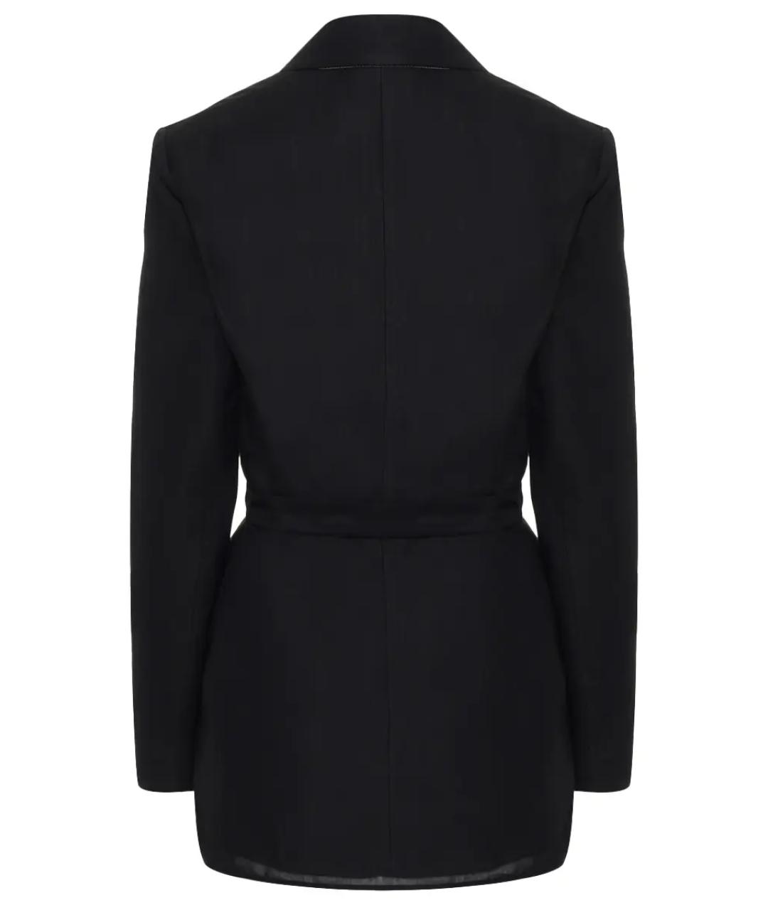 BRUNELLO CUCINELLI Черный вискозный жакет/пиджак, фото 2