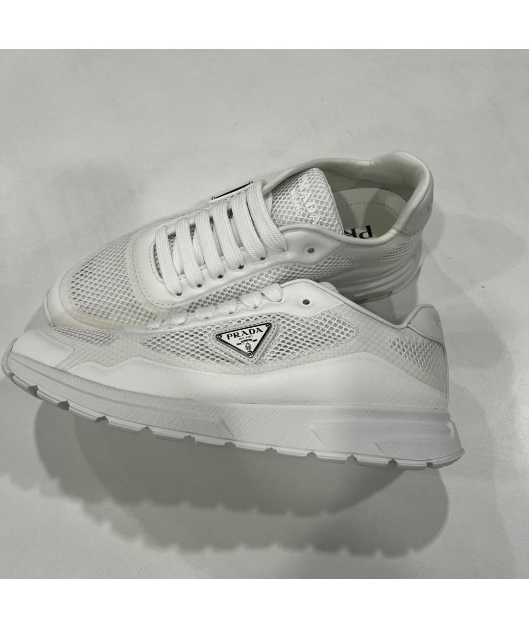 PRADA Белые кроссовки, фото 2