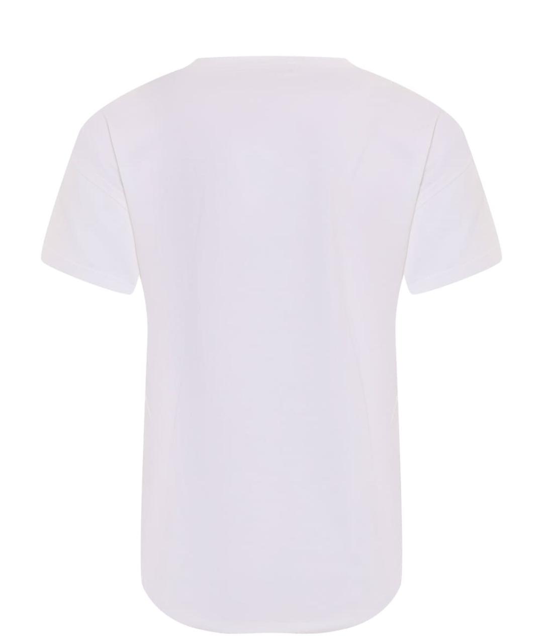 BRUNELLO CUCINELLI Белая хлопковая футболка, фото 2
