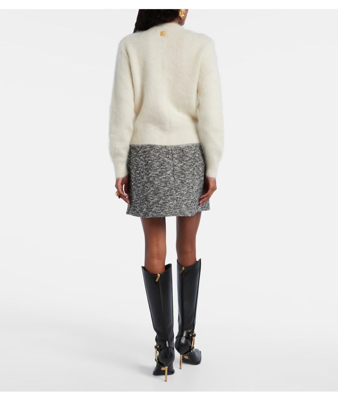 SCHIAPARELLI Белый кашемировый кардиган, фото 3