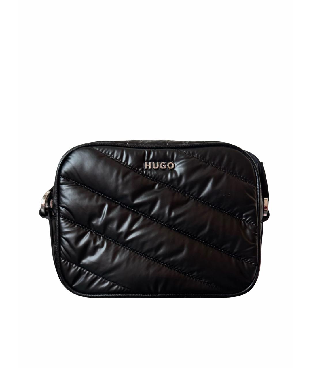 HUGO Черная сумка через плечо, фото 6
