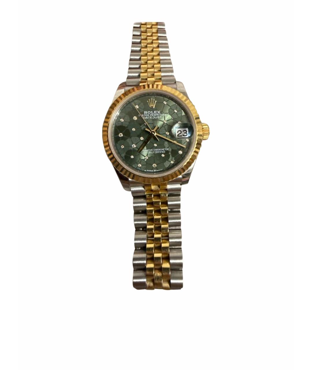 ROLEX Серебряные часы из желтого золота, фото 1