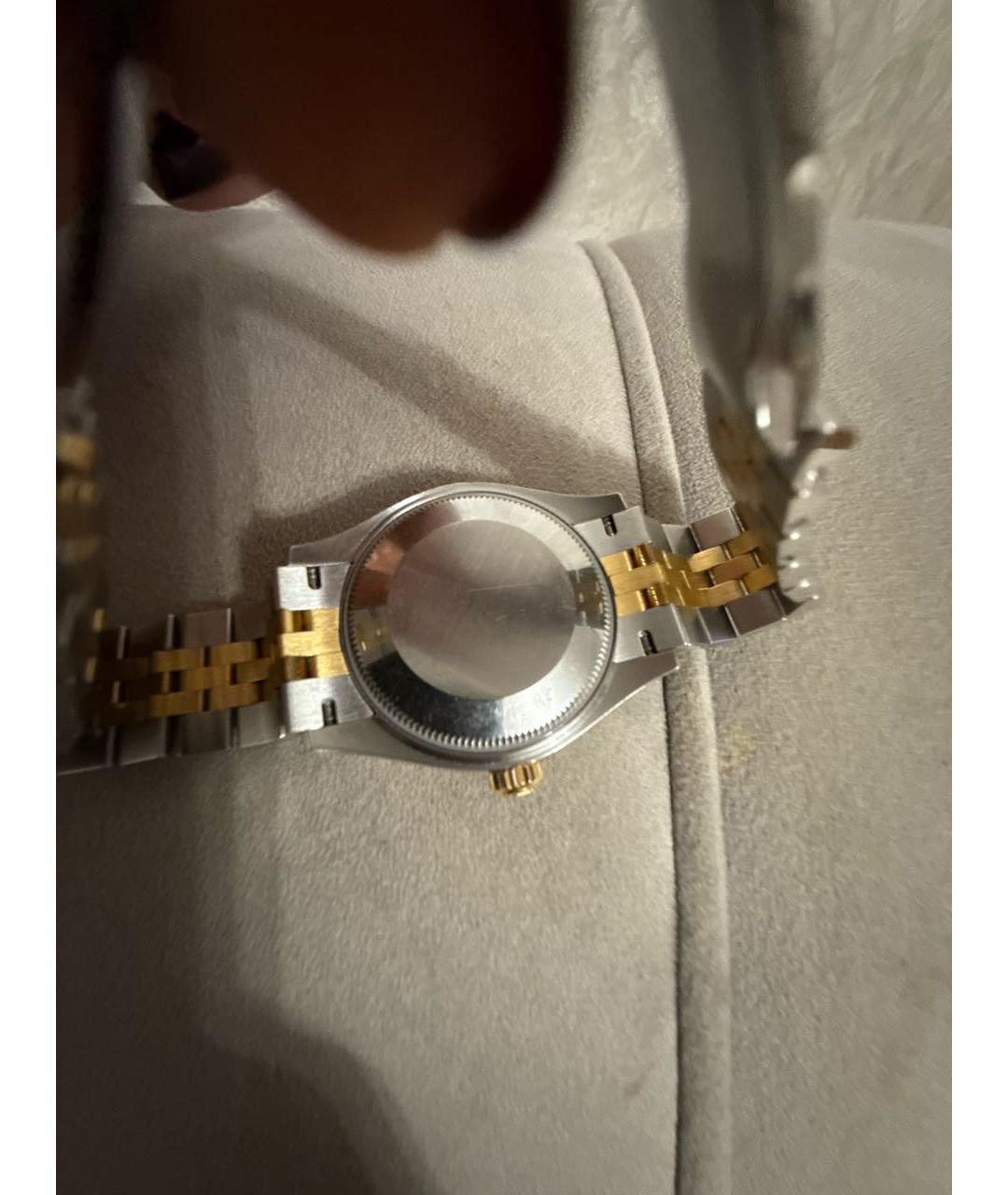 ROLEX Серебряные часы из желтого золота, фото 2