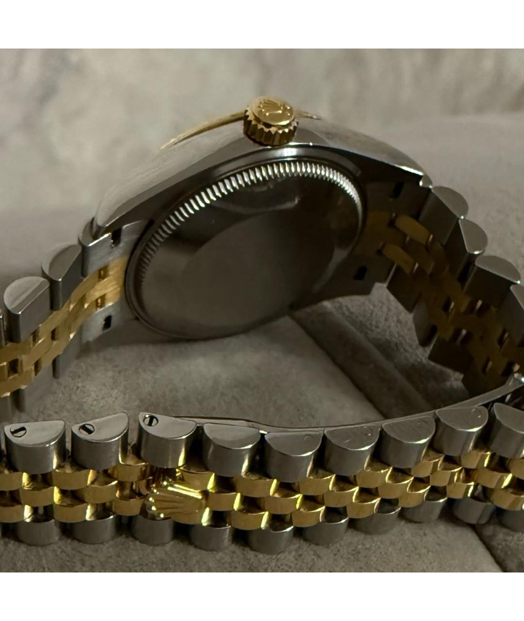 ROLEX Серебряные часы из желтого золота, фото 3