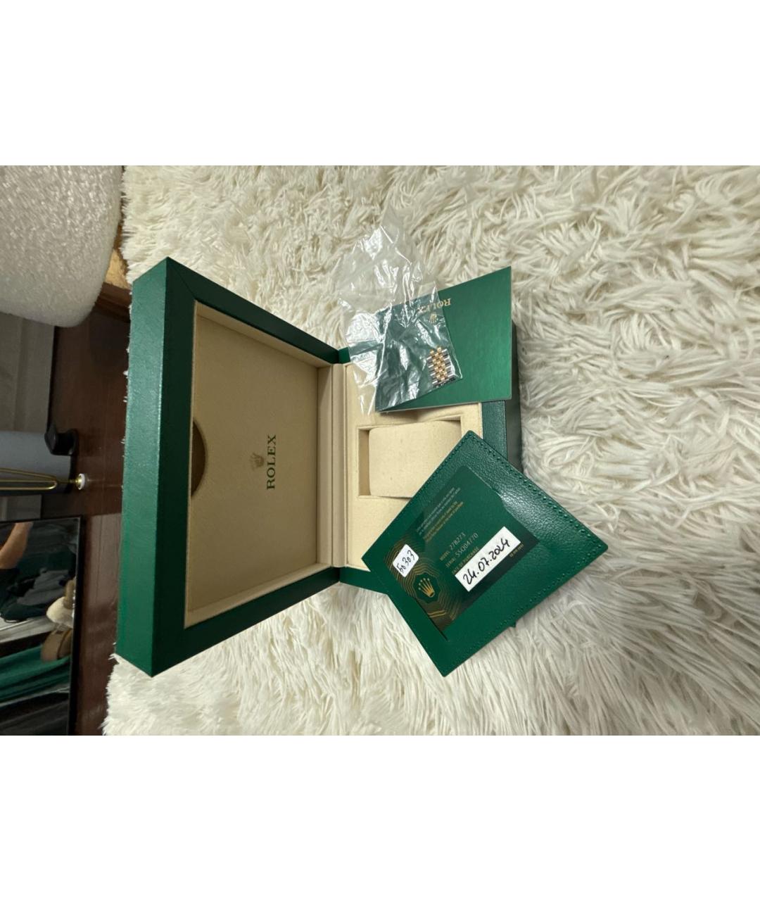 ROLEX Серебряные часы из желтого золота, фото 4