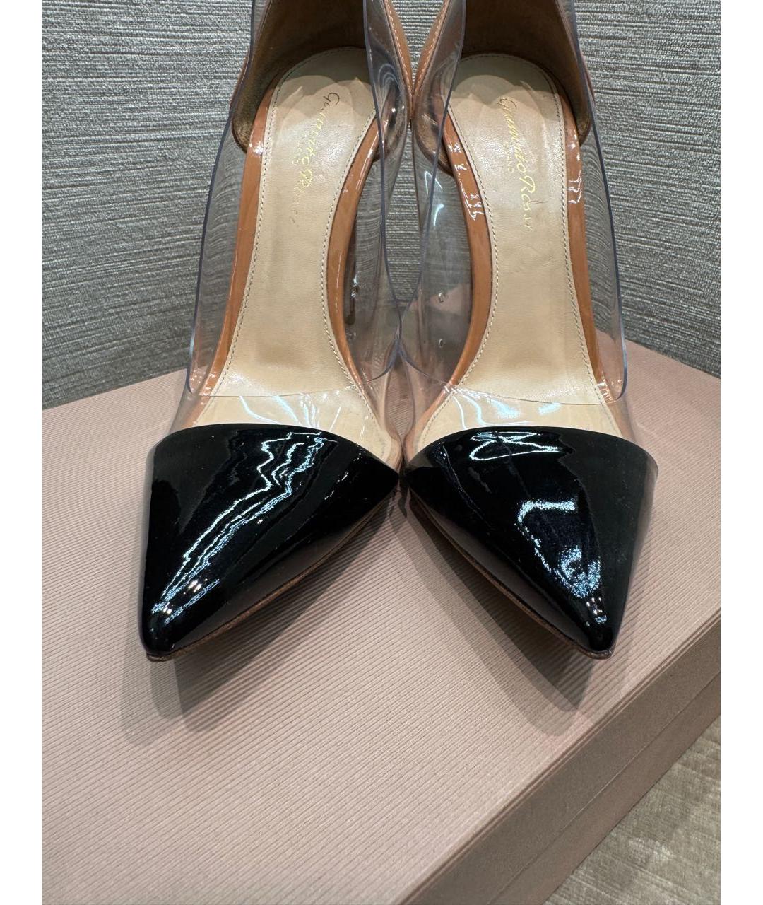 GIANVITO ROSSI Бежевые кожаные туфли, фото 8