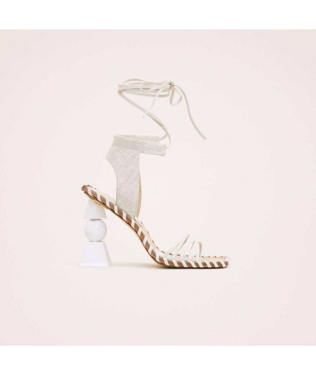 JACQUEMUS Бежевые босоножки, фото 8