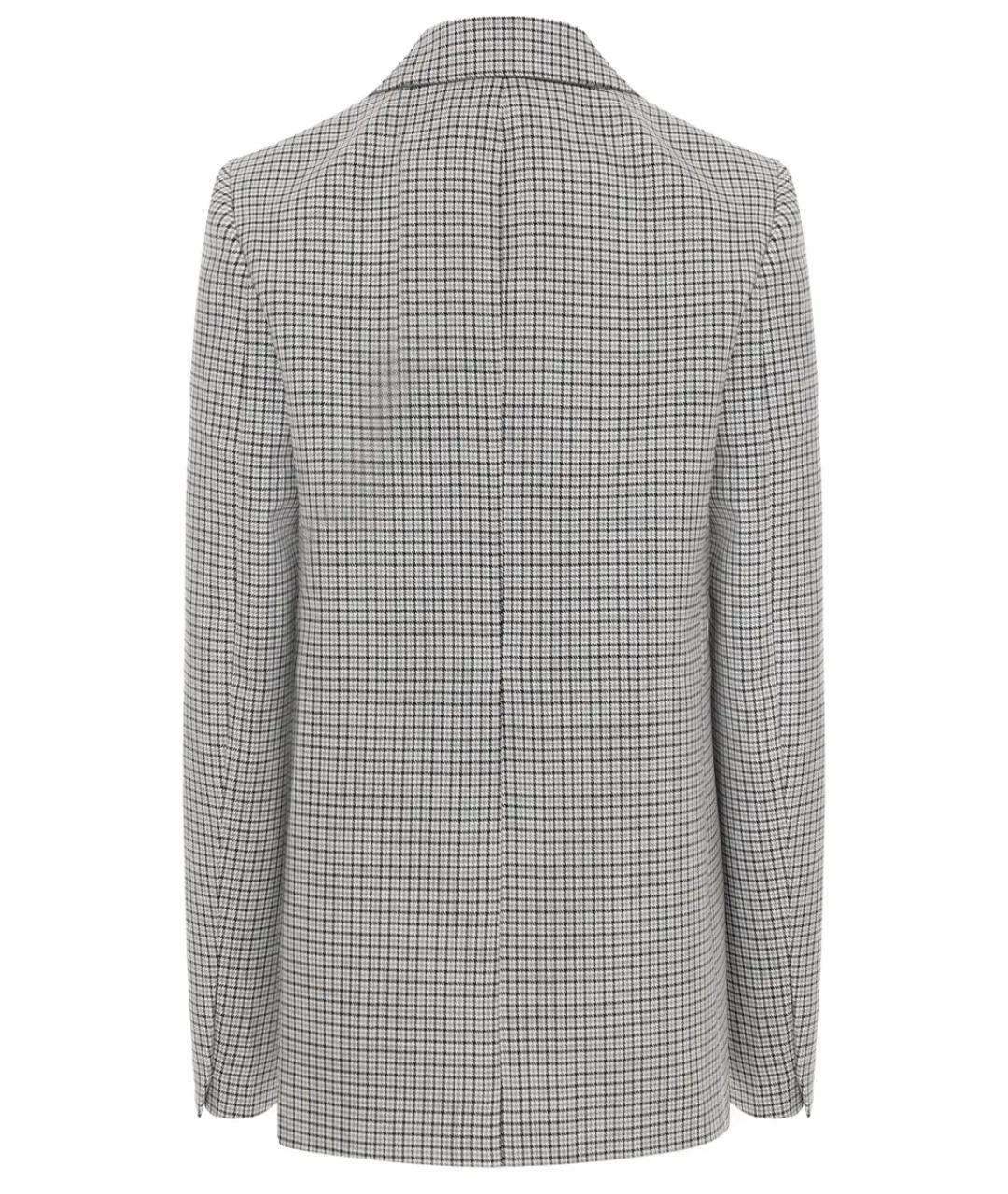 FABIANA FILIPPI Серый шерстяной жакет/пиджак, фото 2