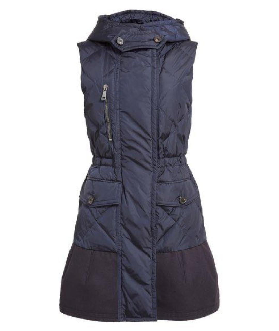 MONCLER Темно-синий жилет, фото 7