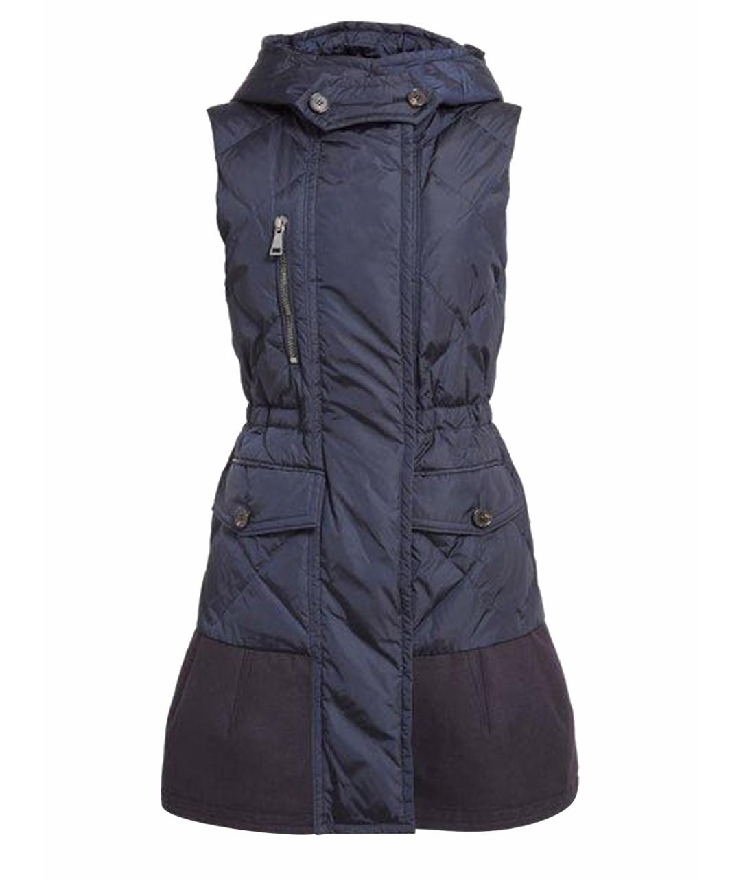 MONCLER Темно-синий жилет, фото 1