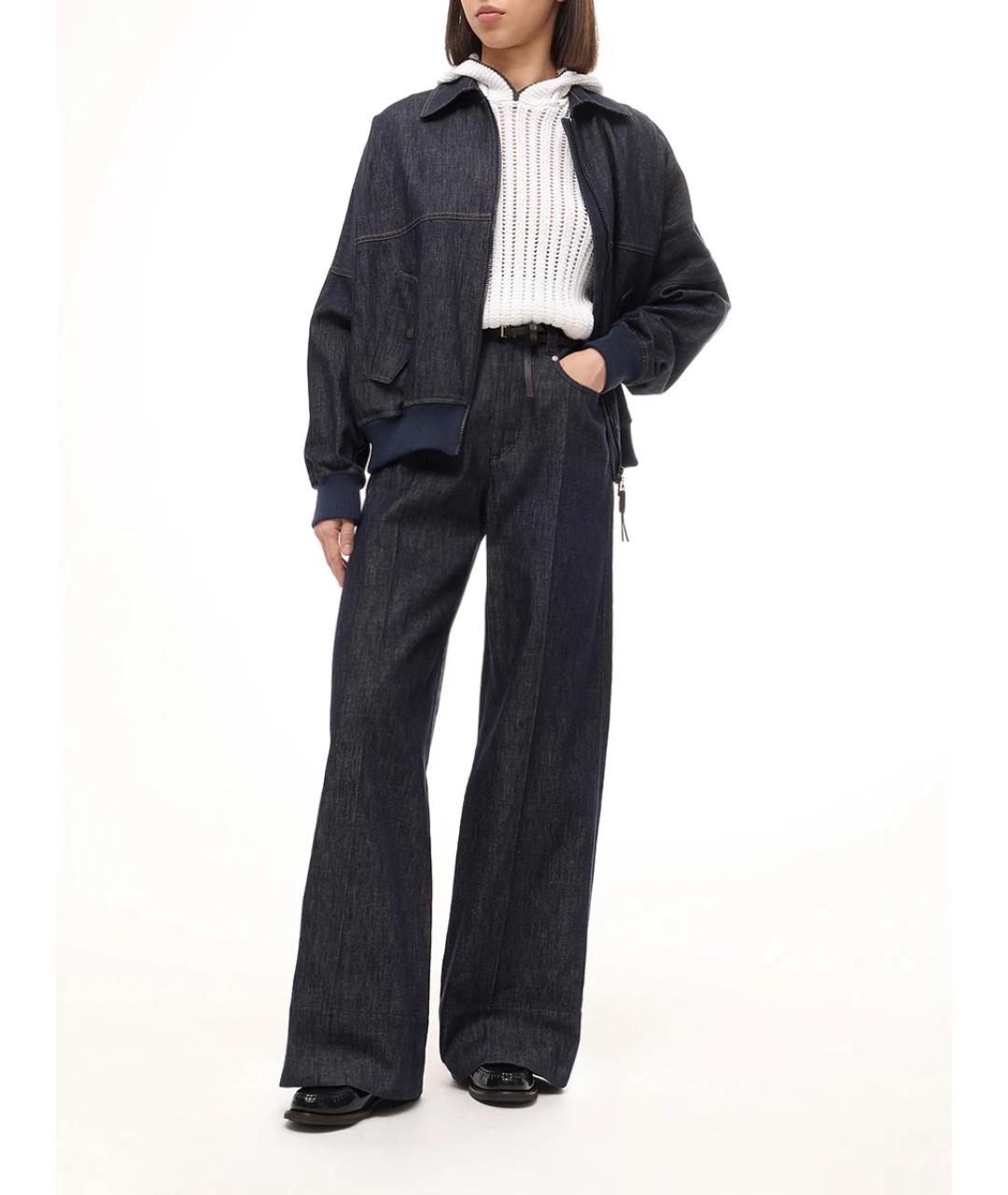 BRUNELLO CUCINELLI Синяя хлопковая куртка, фото 2