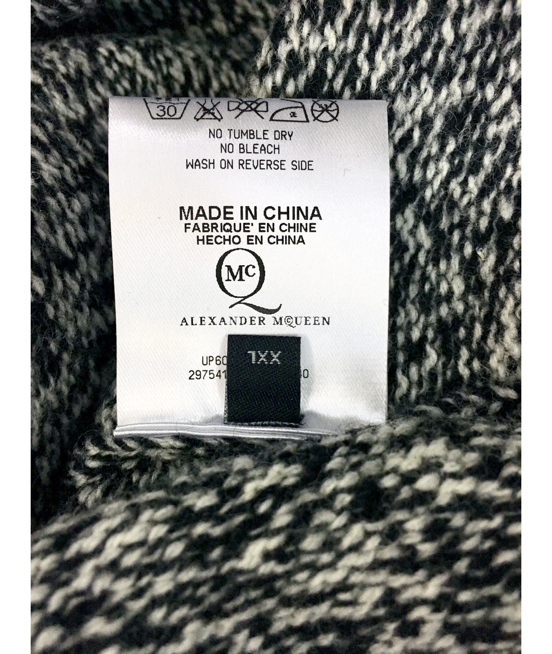 MCQ ALEXANDER MCQUEEN Серый шерстяной джемпер / свитер, фото 5