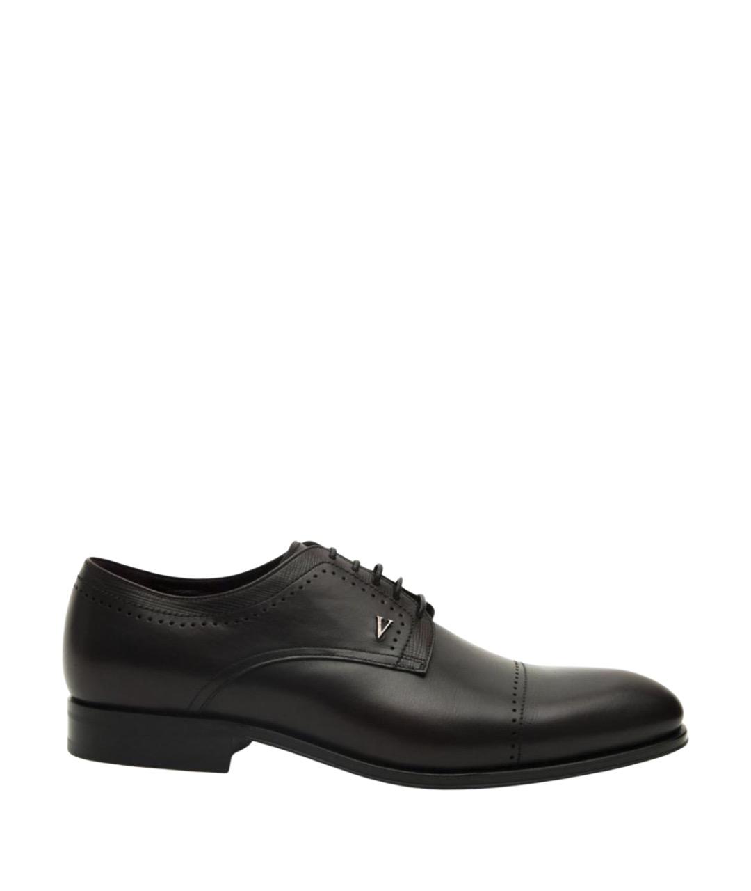 VALENTINO Бордовые кожаные туфли, фото 1