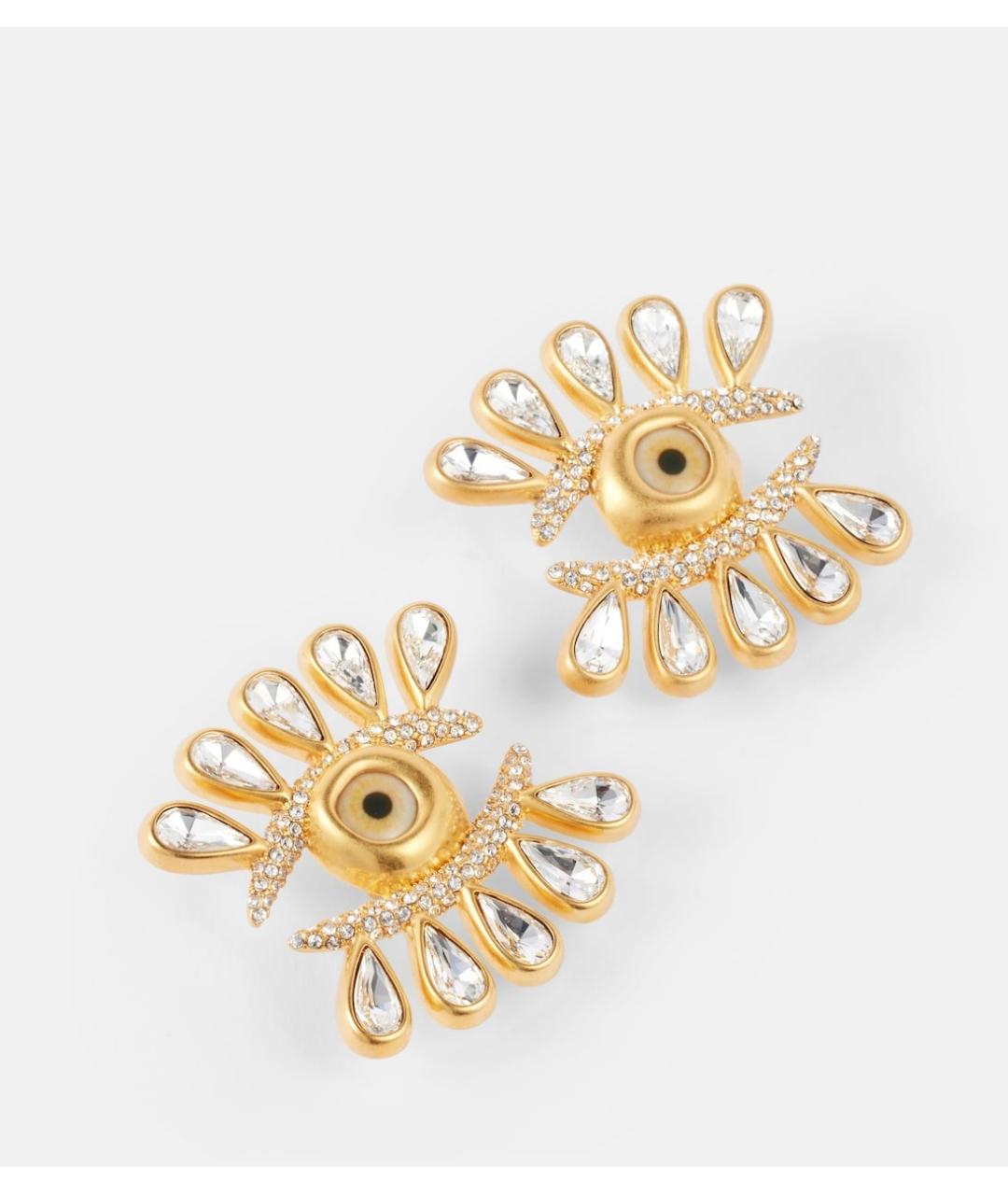 SCHIAPARELLI Золотые латунные серьги, фото 3