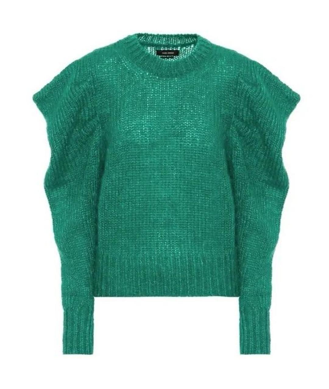 ISABEL MARANT Зеленый шерстяной джемпер / свитер, фото 1