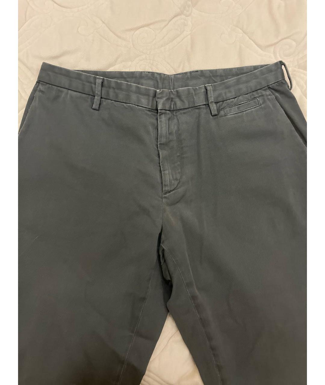 PRADA Серые повседневные брюки, фото 3