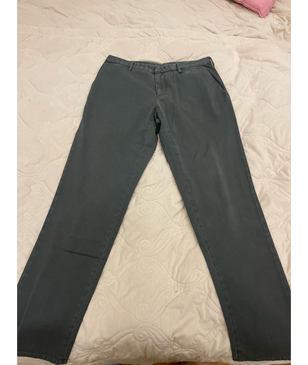 PRADA Серые повседневные брюки, фото 5