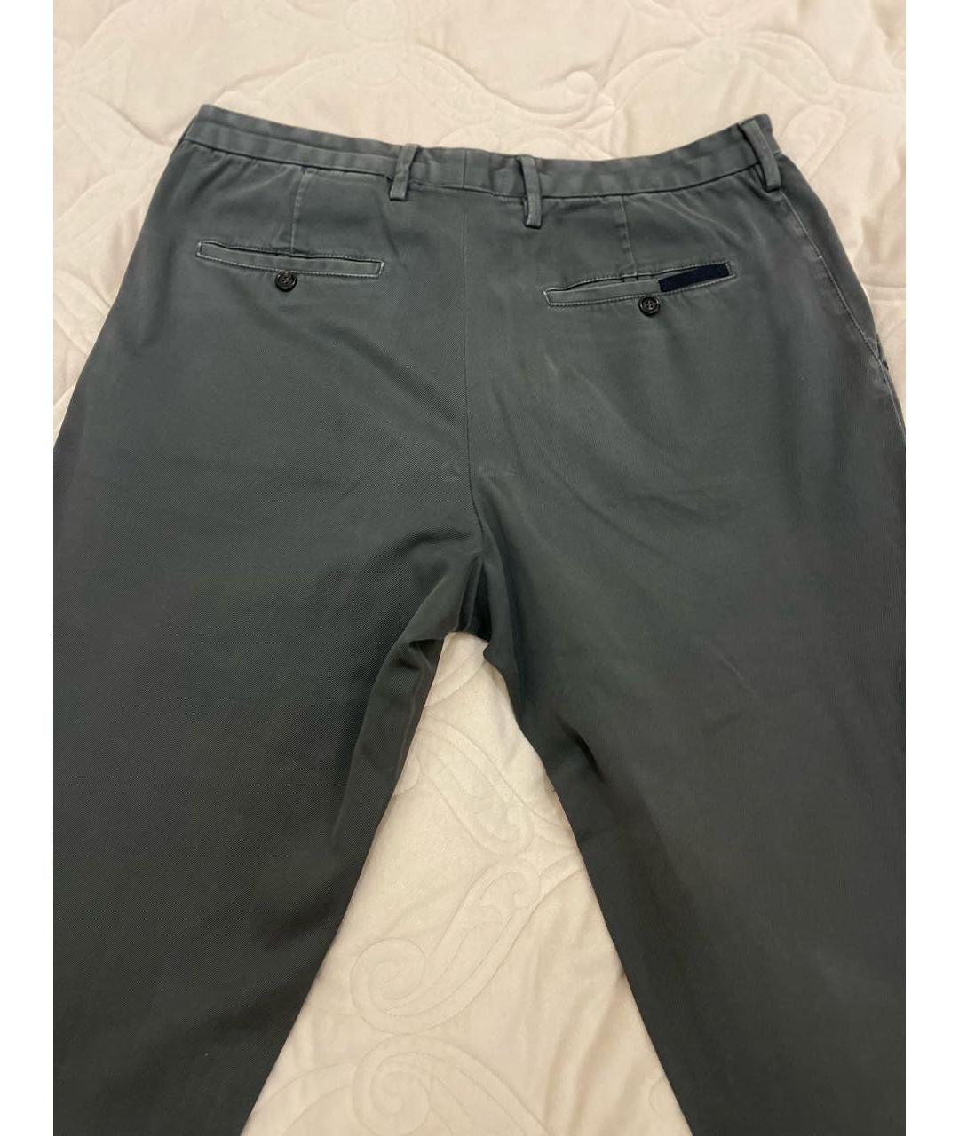 PRADA Серые повседневные брюки, фото 2