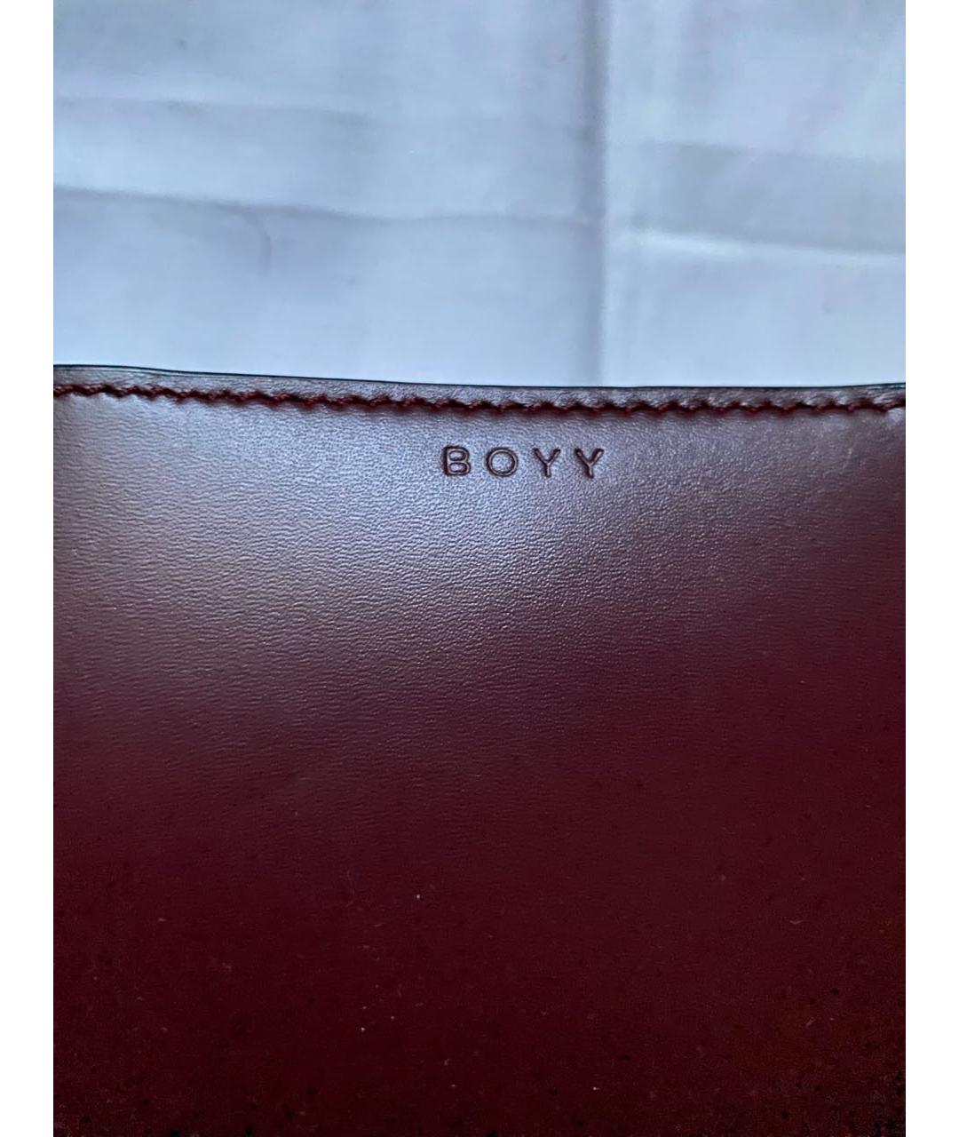 BOYY Бордовая кожаная поясная сумка, фото 7