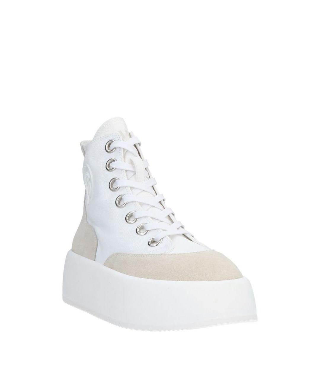 MM6 MAISON MARGIELA Белые замшевые кеды, фото 2
