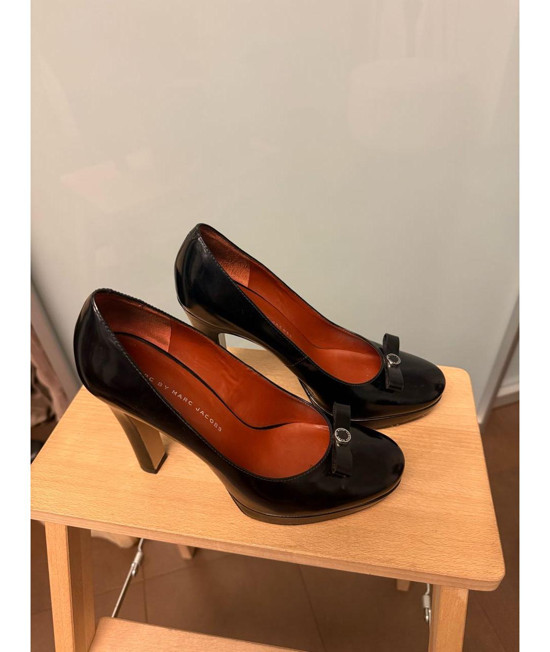 MARC JACOBS Черные кожаные туфли, фото 3