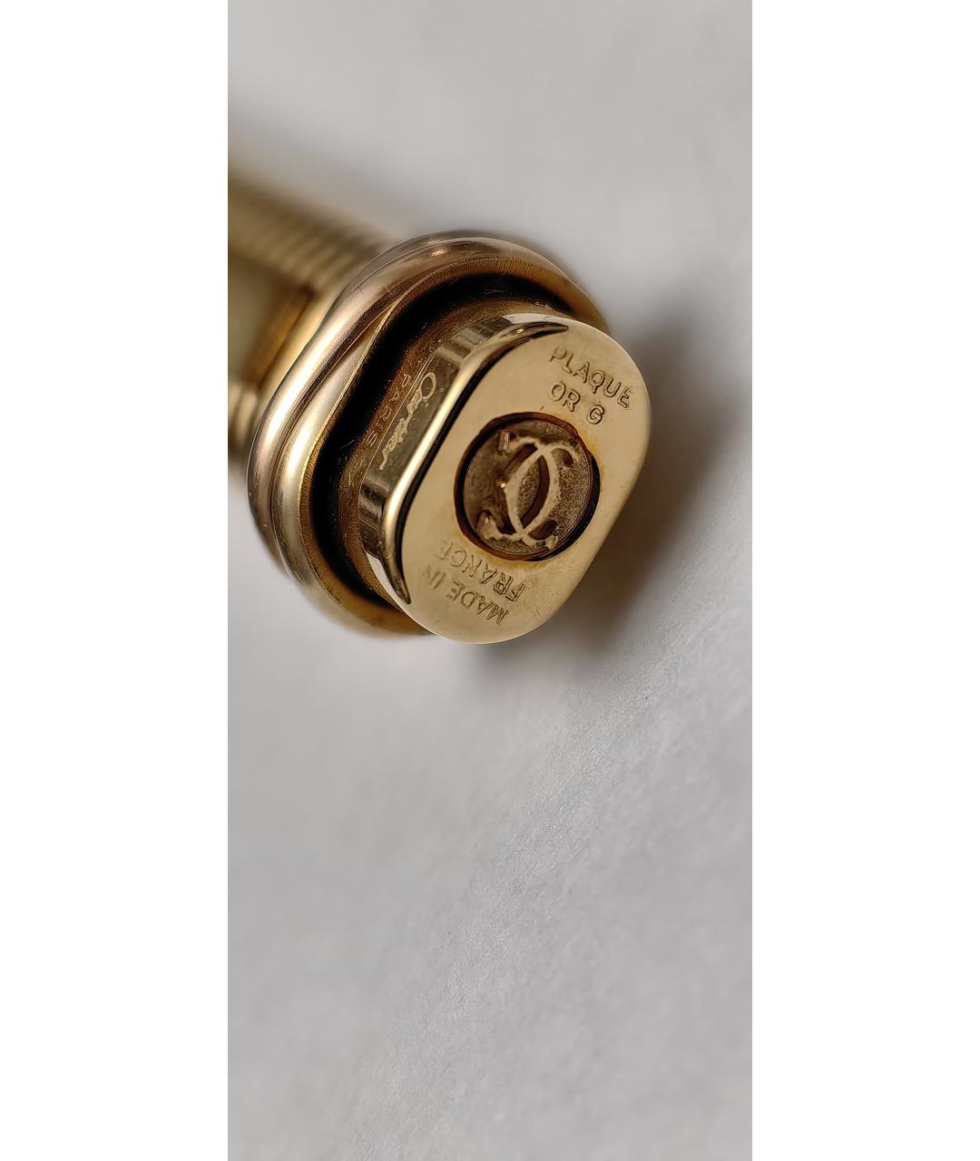CARTIER Золотая шариковая ручка из розового золота, фото 3