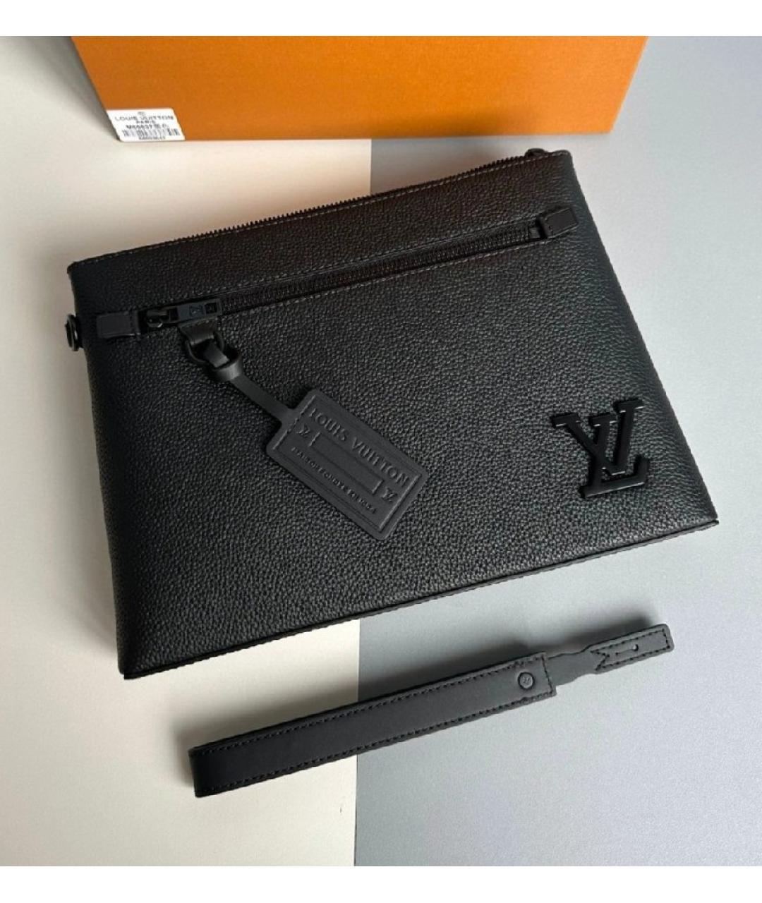 LOUIS VUITTON Кожаная барсетка, фото 5