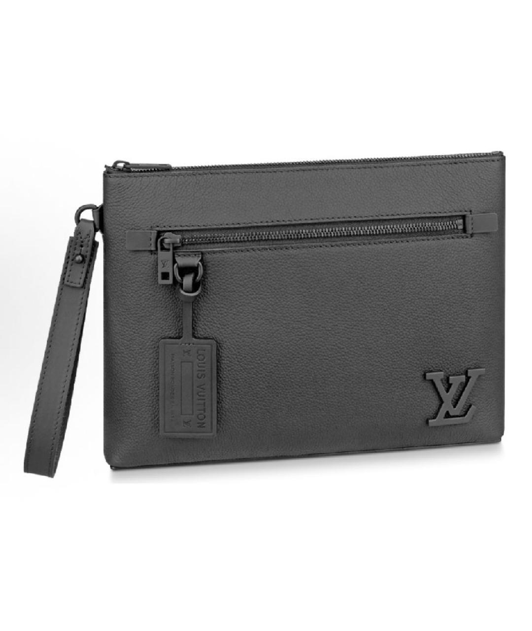 LOUIS VUITTON Кожаная барсетка, фото 7