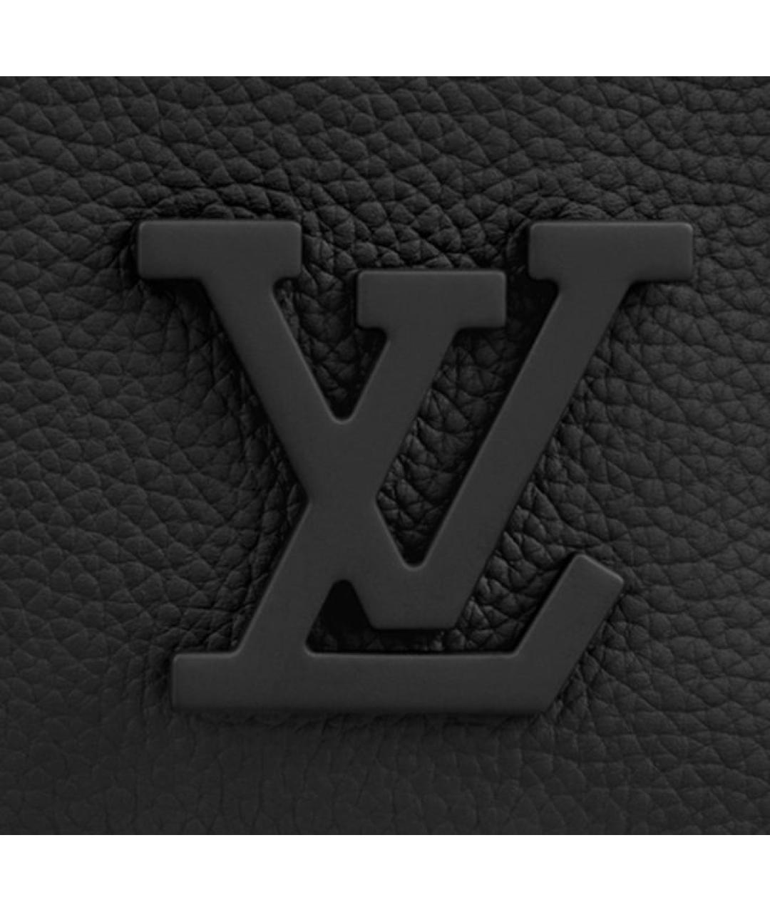 LOUIS VUITTON Кожаная барсетка, фото 6