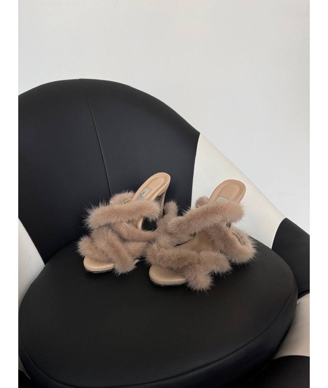 VALENTINO Бежевые босоножки, фото 2