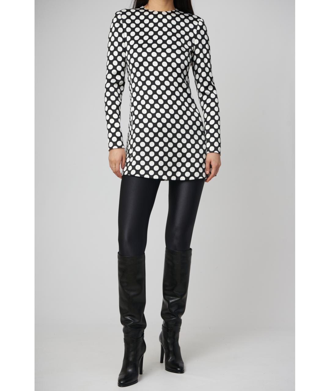 SAINT LAURENT Черное повседневное платье, фото 2