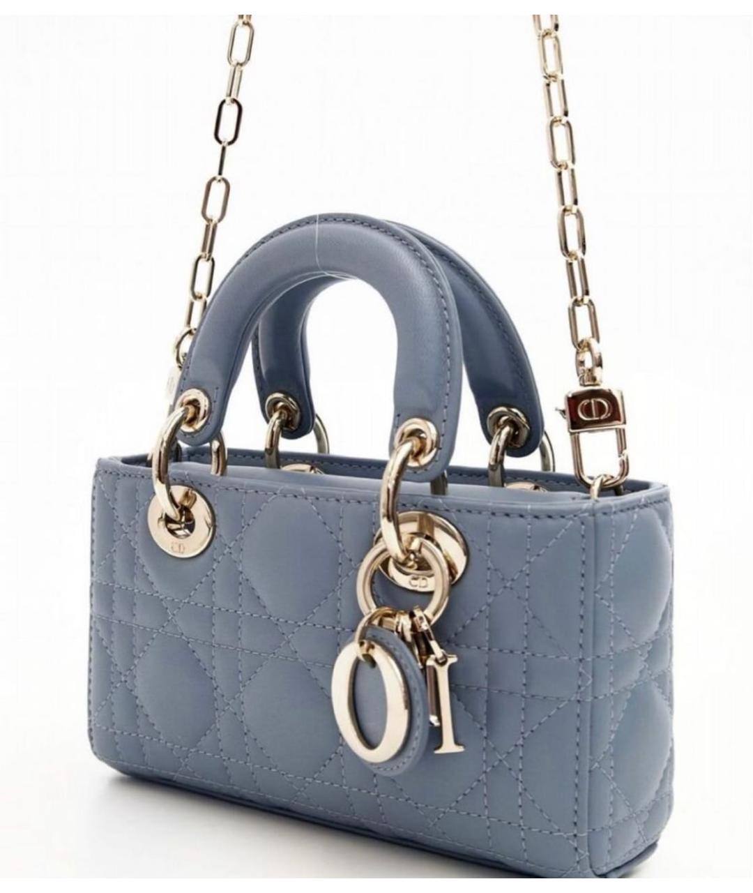 CHRISTIAN DIOR Антрацитовая кожаная сумка с короткими ручками, фото 2