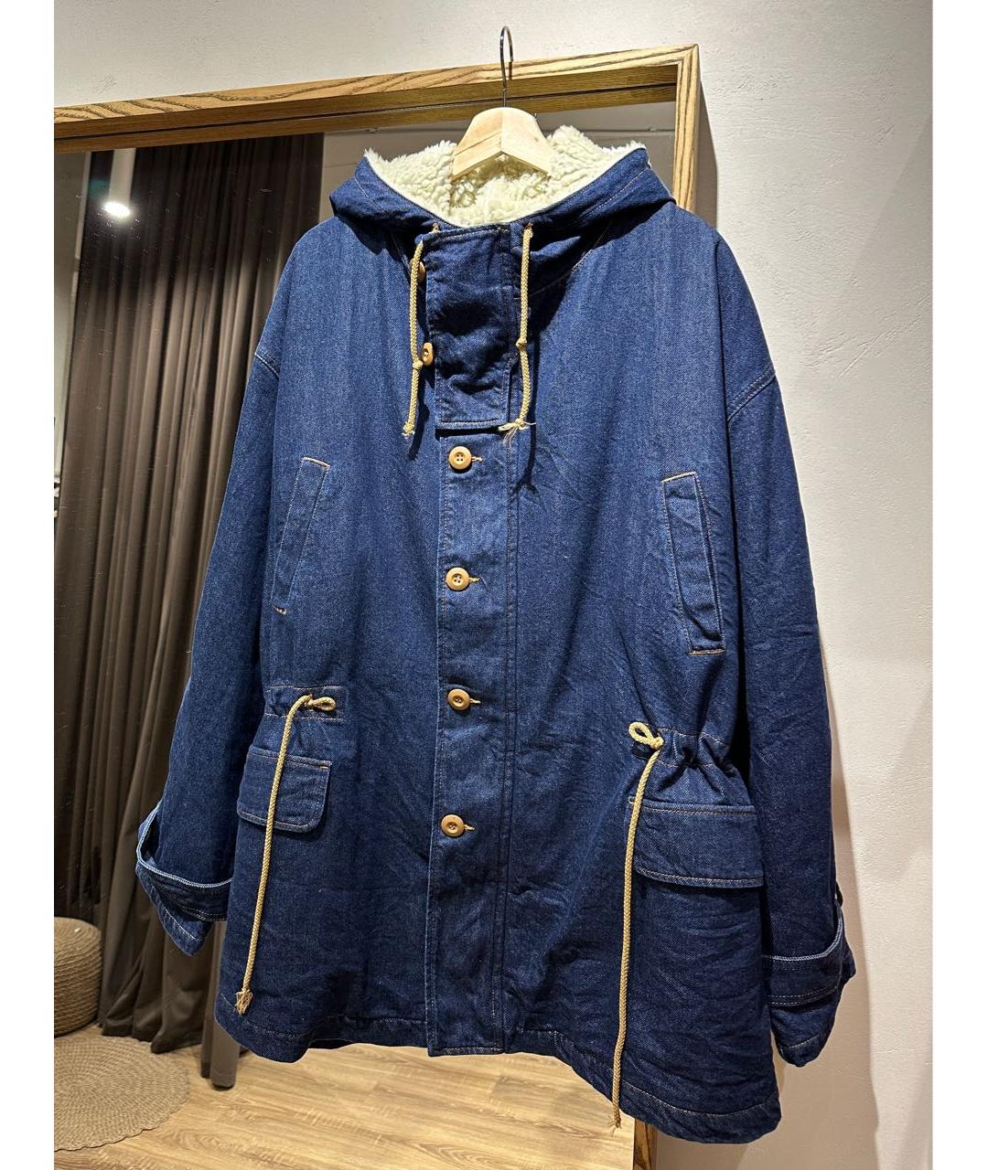 HAIKURE Темно-синяя деним парка, фото 9