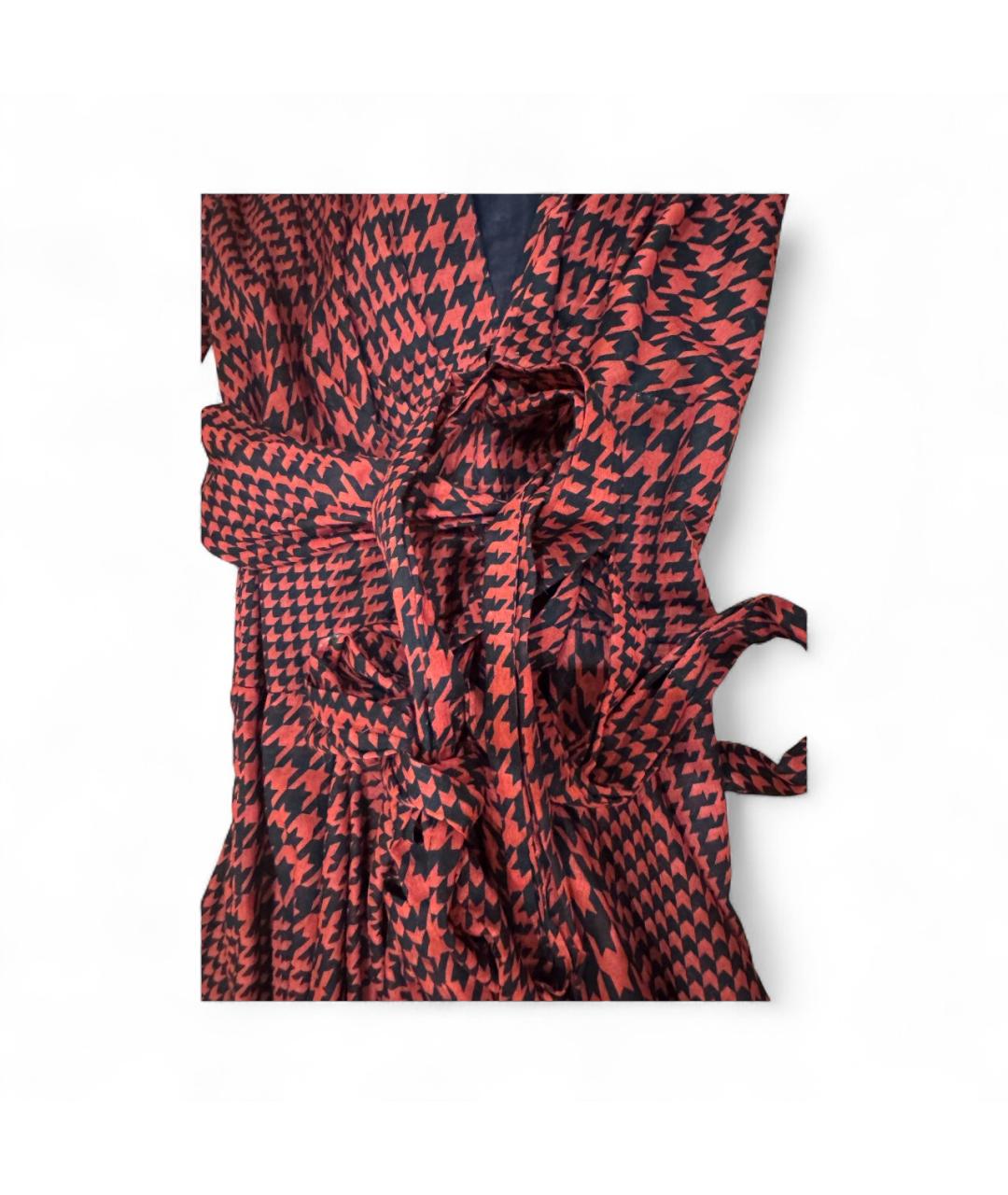 ALEXANDRE VAUTHIER Красное хлопковое коктейльное платье, фото 4