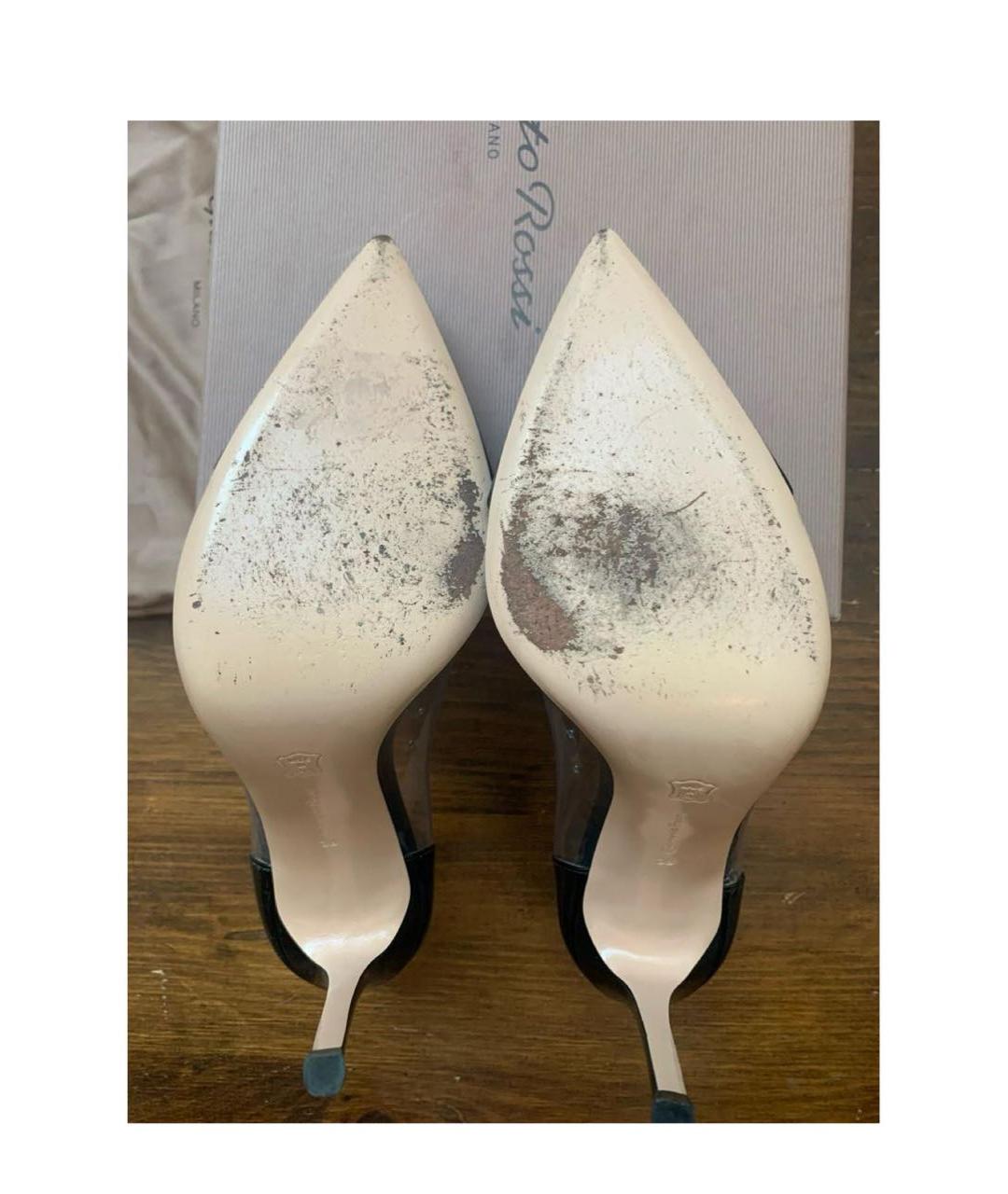 GIANVITO ROSSI Черные туфли из лакированной кожи, фото 5