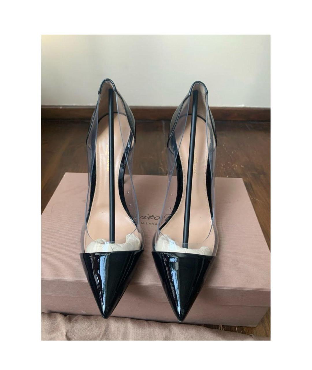 GIANVITO ROSSI Черные туфли из лакированной кожи, фото 2