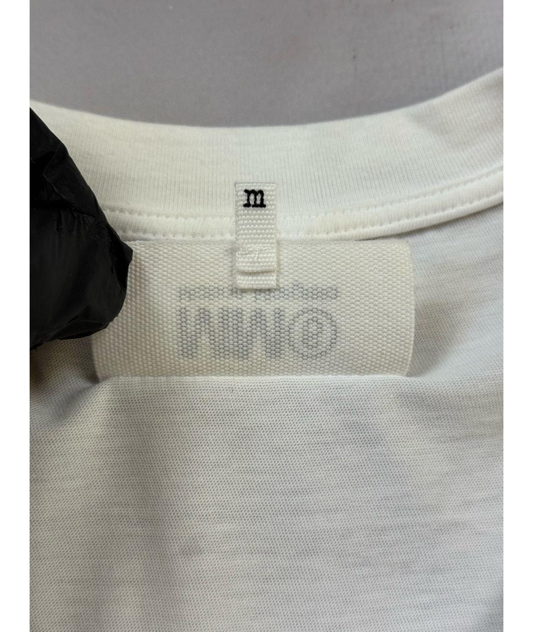 MM6 MAISON MARGIELA Белая хлопковая футболка, фото 6