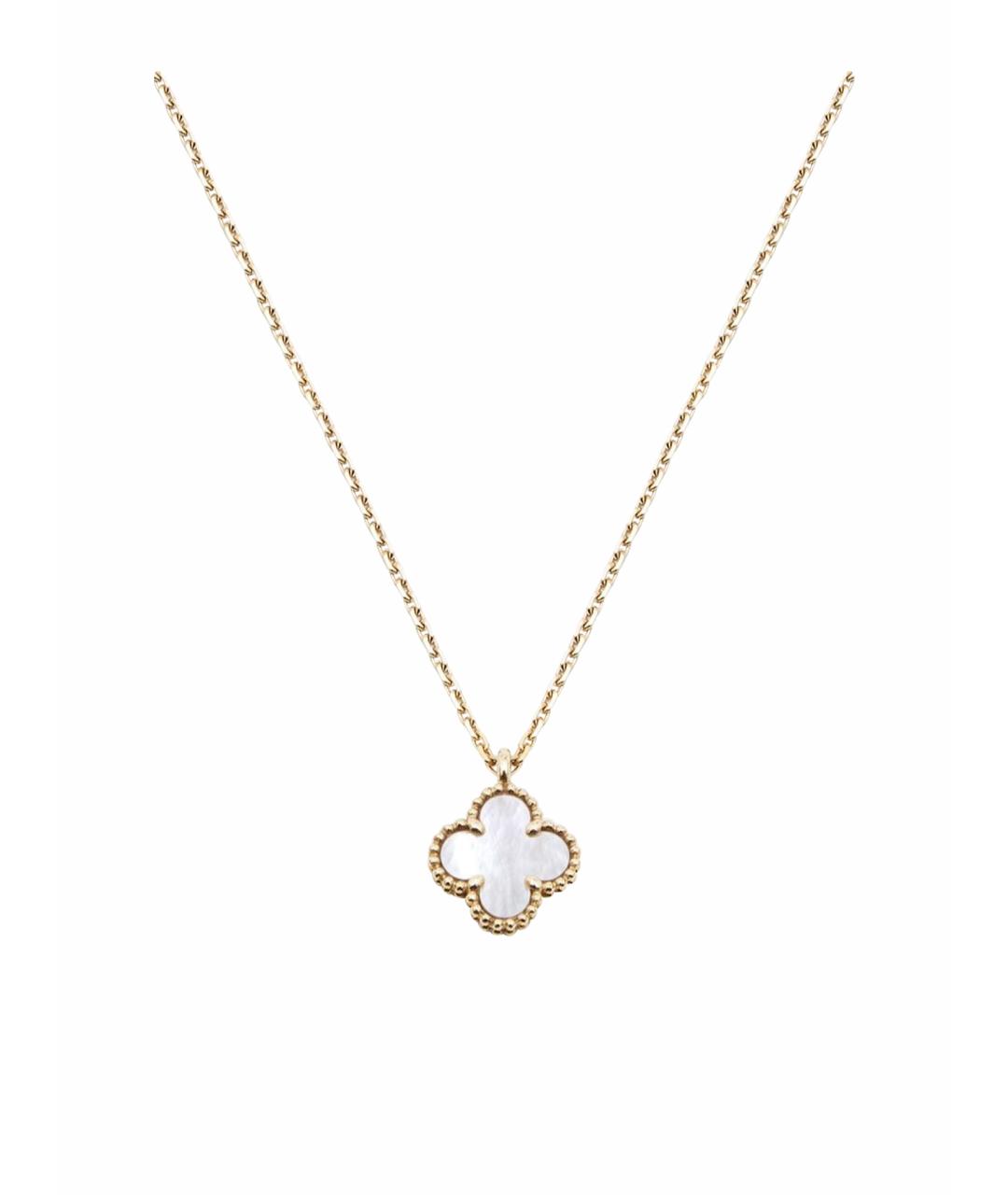 VAN CLEEF & ARPELS Бежевая подвеска из желтого золота, фото 1