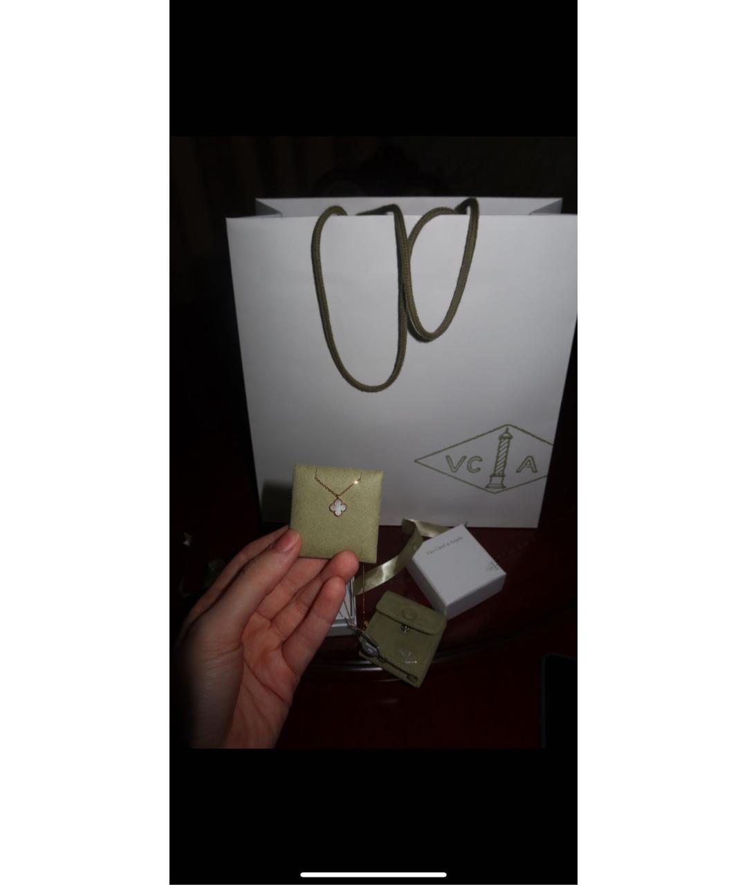VAN CLEEF & ARPELS Бежевая подвеска из желтого золота, фото 2