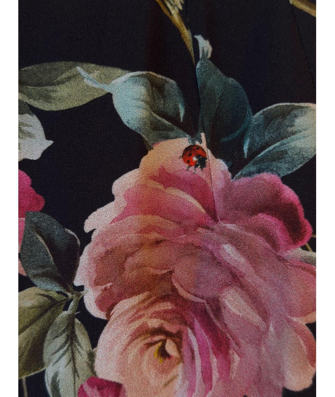 DOLCE&GABBANA Мульти вискозная юбка миди, фото 4