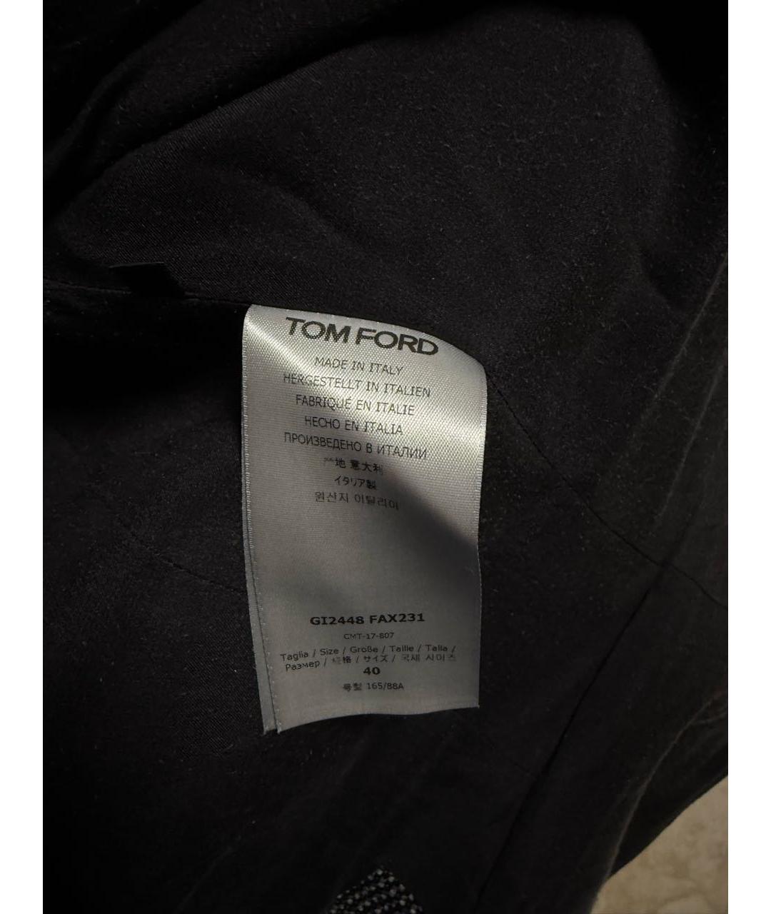 TOM FORD Серый шерстяной костюм с юбками, фото 6
