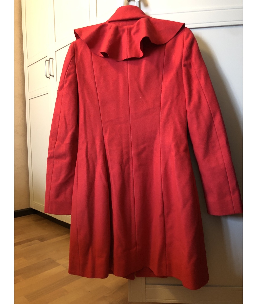 MOSCHINO Красное шерстяное пальто, фото 2