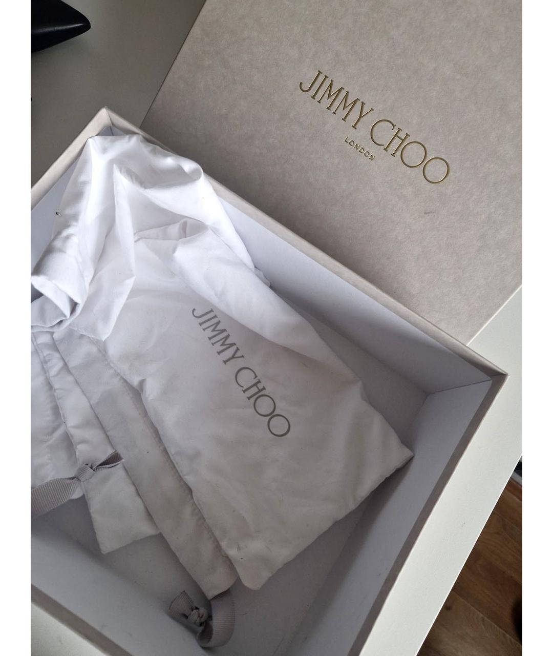 JIMMY CHOO Черные кожаные ботильоны, фото 7