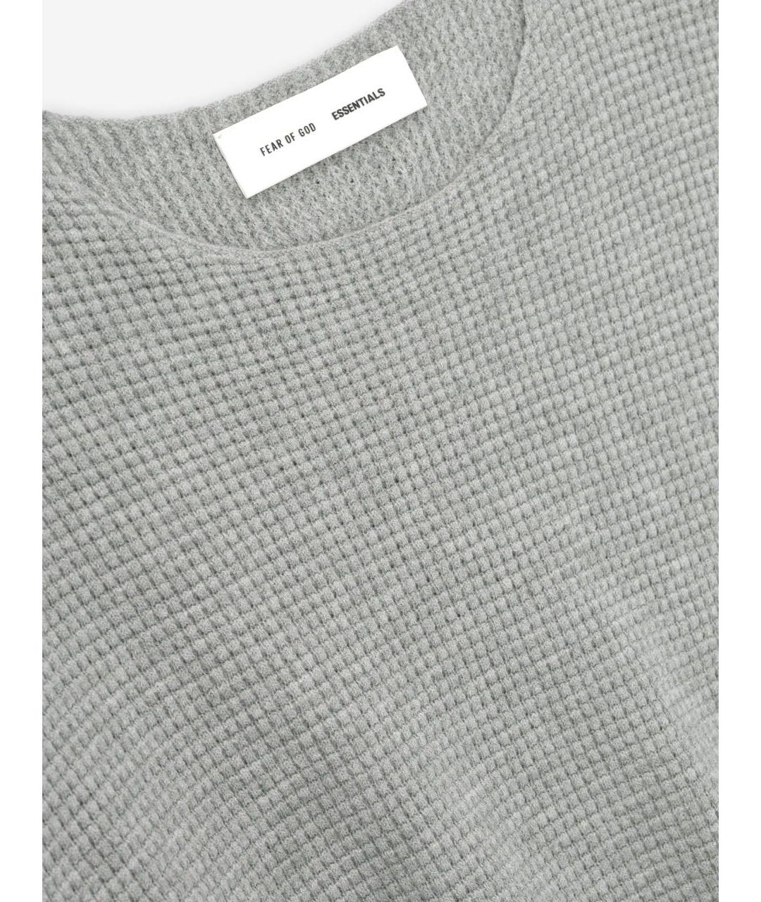 FEAR OF GOD ESSENTIALS Серый полиэстеровый джемпер / свитер, фото 3