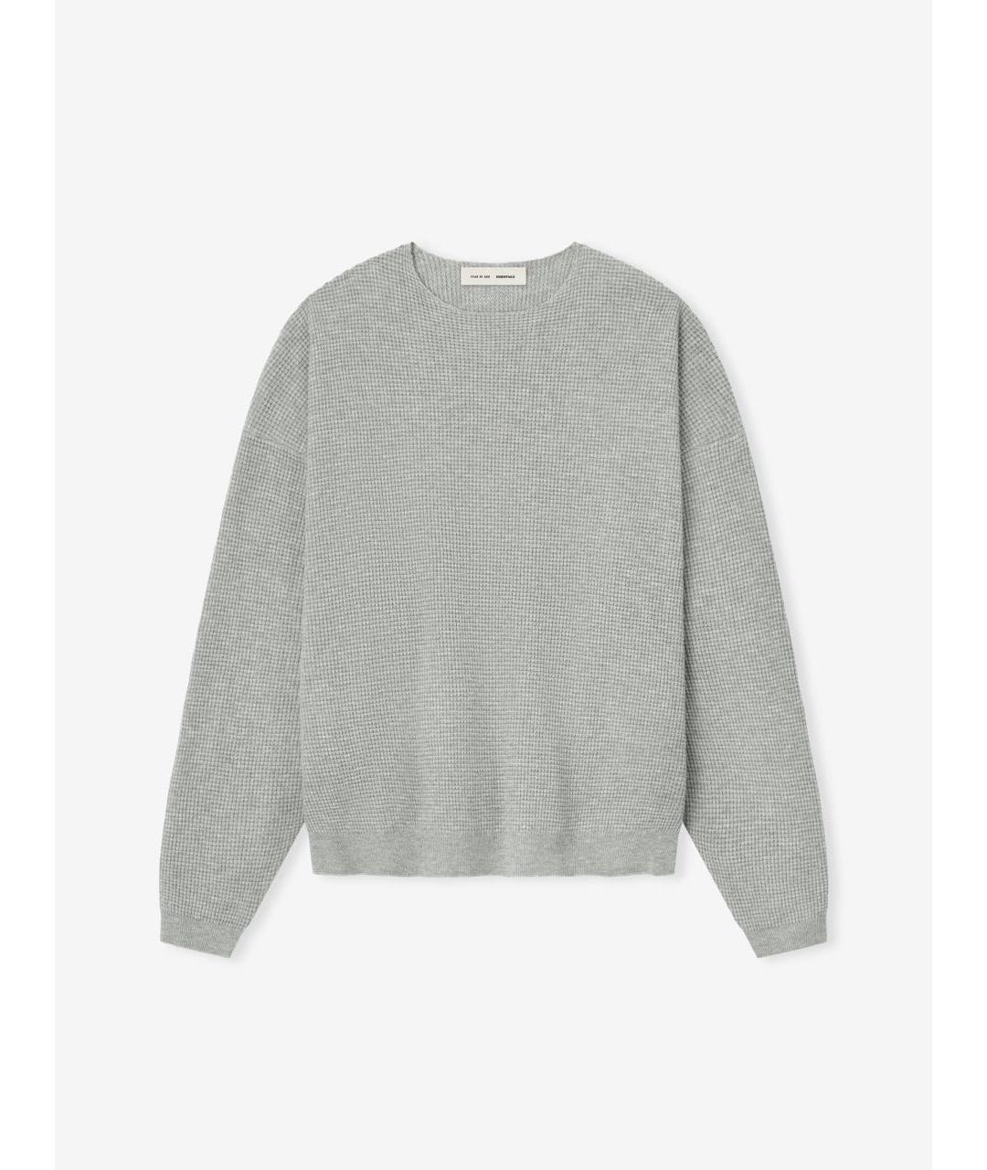 FEAR OF GOD ESSENTIALS Серый полиэстеровый джемпер / свитер, фото 6