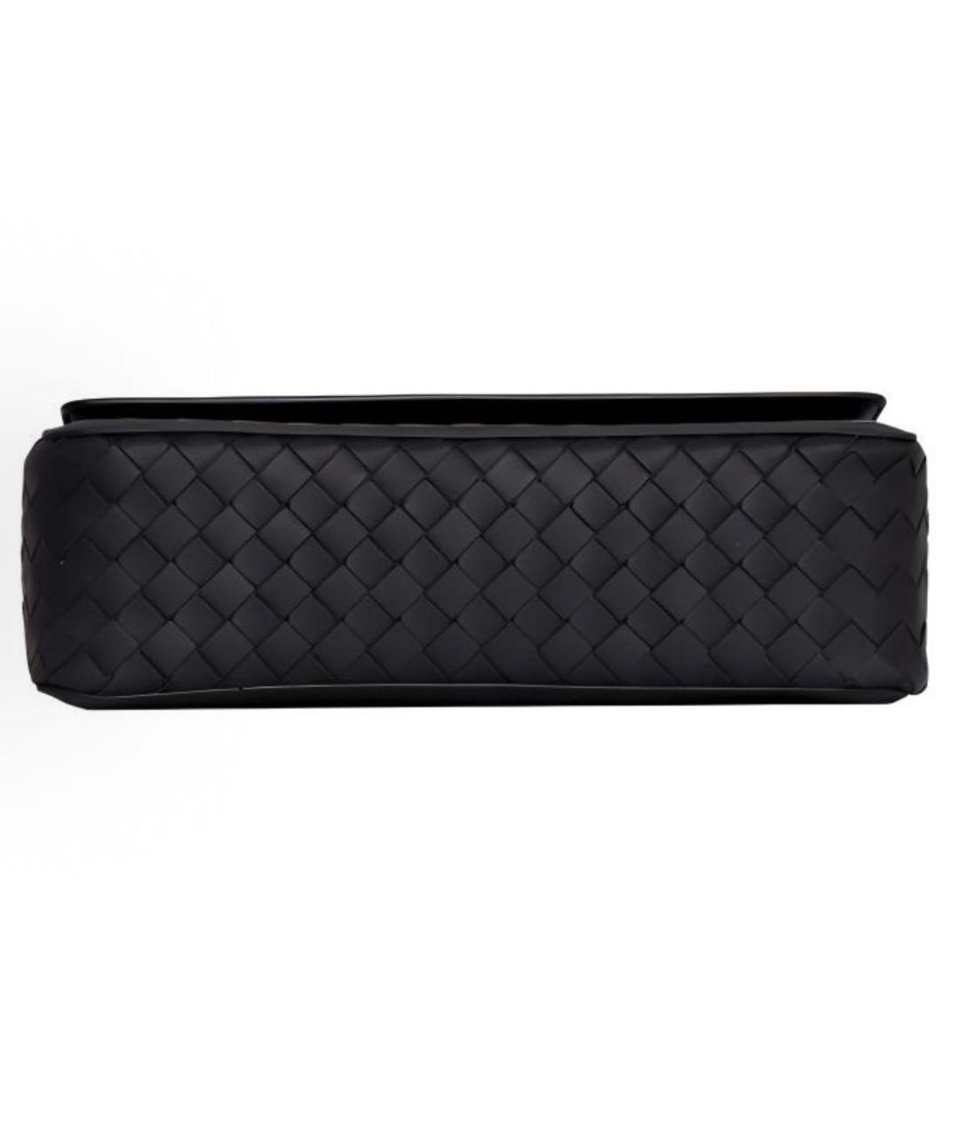 BOTTEGA VENETA Черная кожаная папка для документов, фото 4