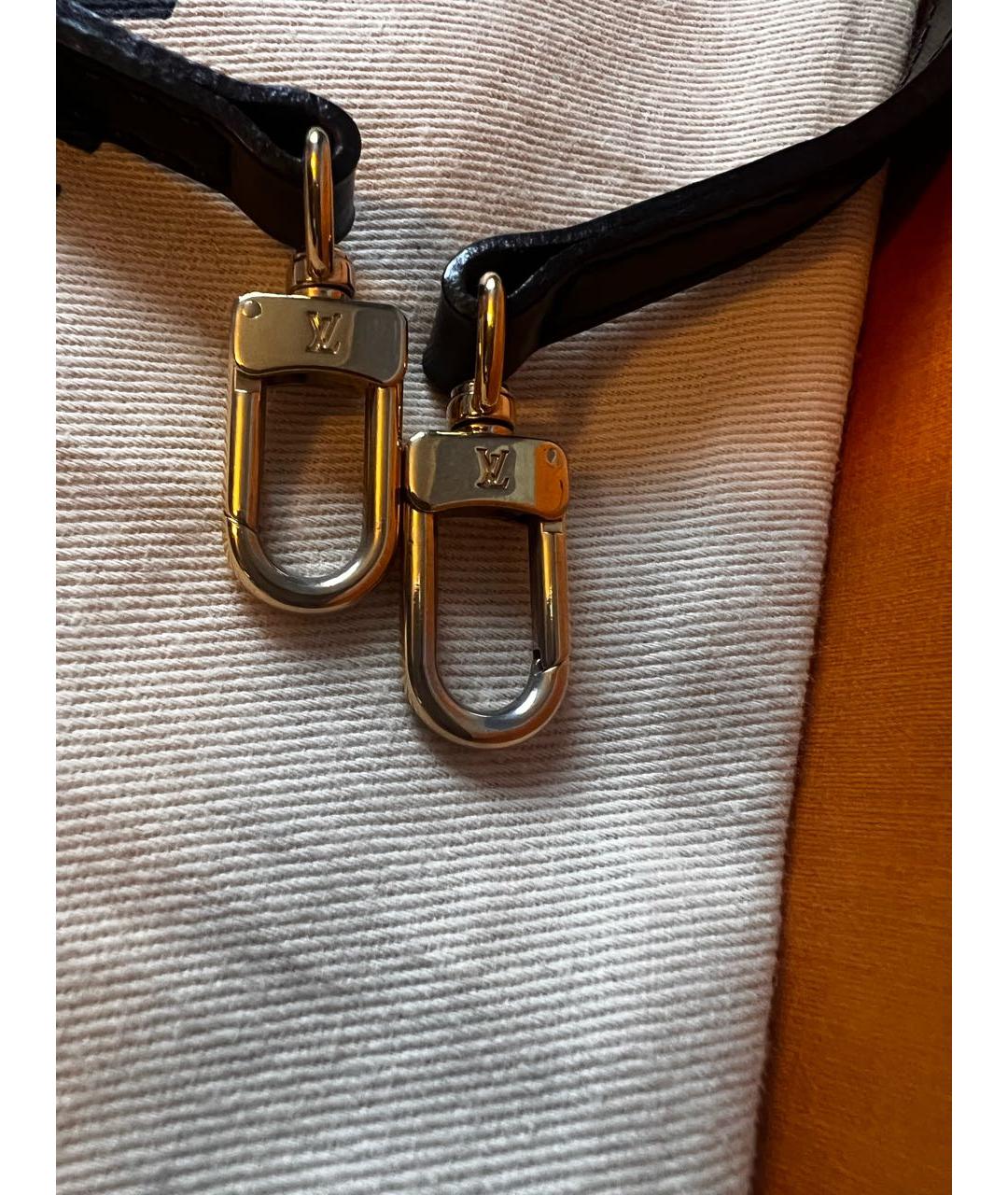 LOUIS VUITTON Коричневый кожаный ремень, фото 2