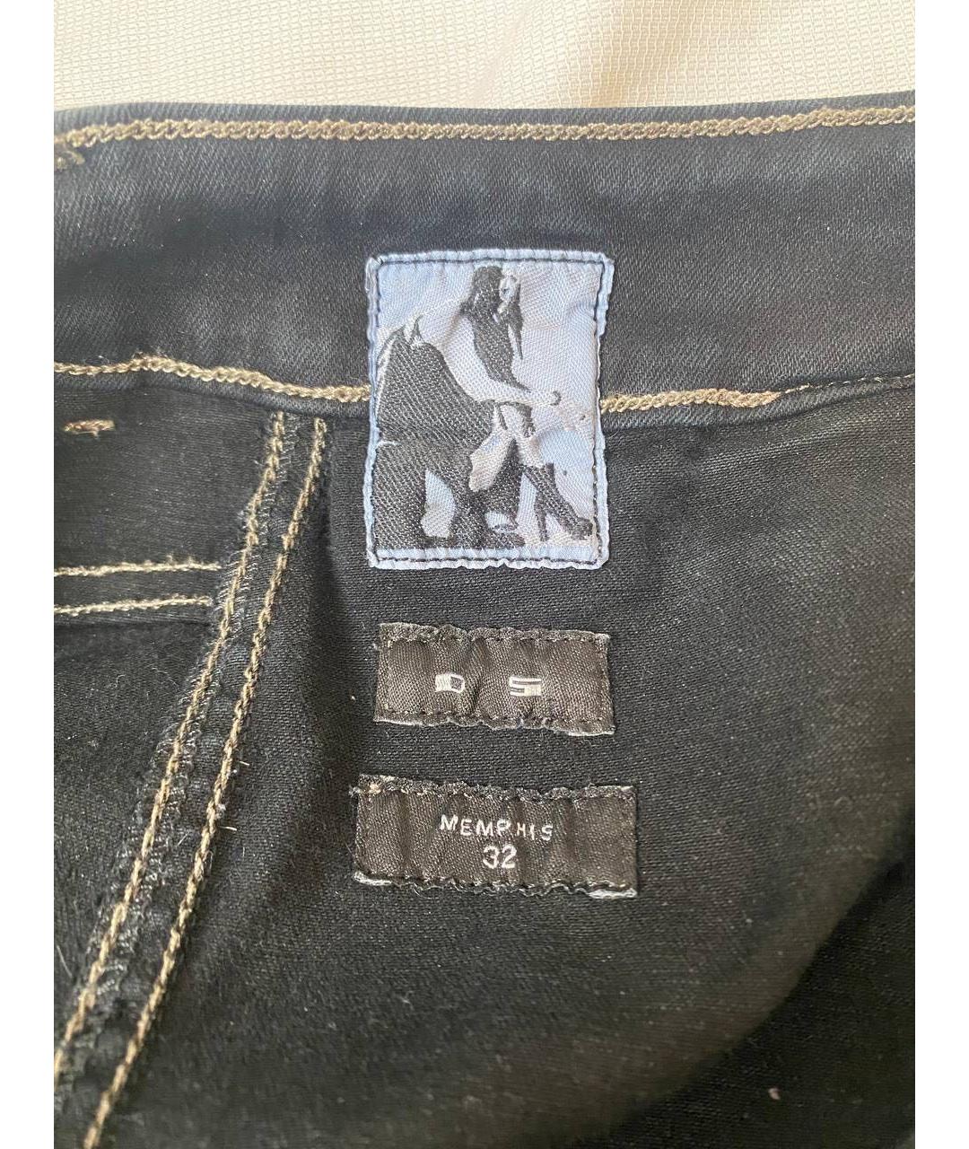 RICK OWENS Черные хлопко-эластановые джинсы скинни, фото 6