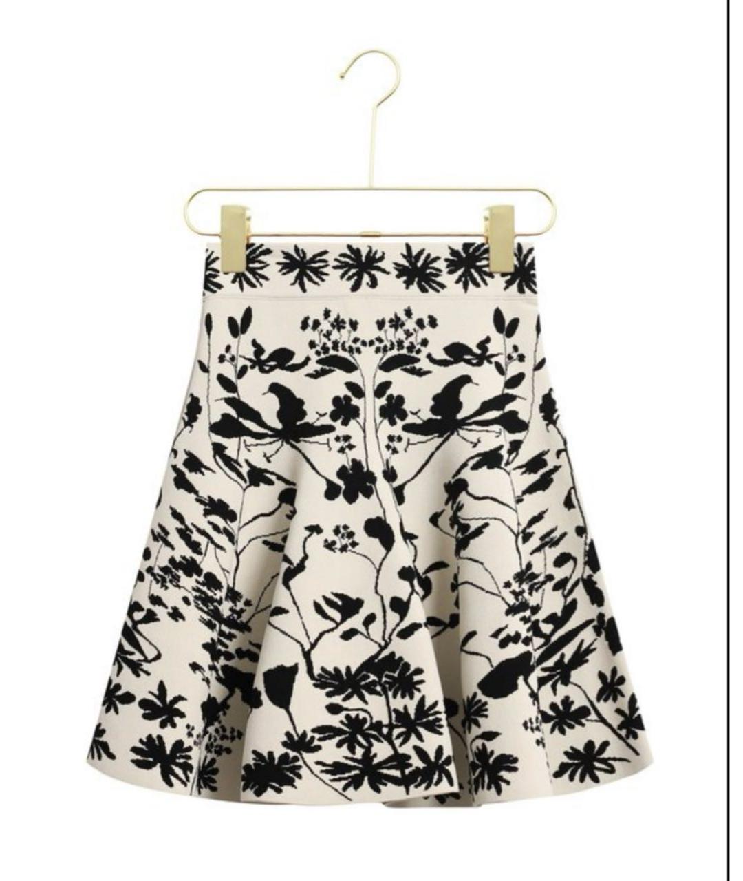 ALEXANDER MCQUEEN Мульти вискозная юбка мини, фото 1